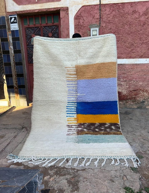 Authentischer traditioneller marokkanischer Berberteppich, Größe 150/350 cm – Alberto Bazzani, vloerkleden en tapijten, Wool