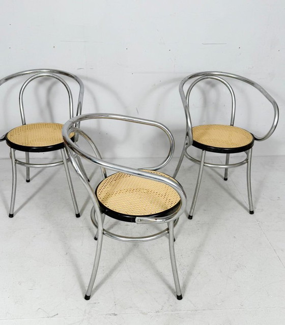 Image 1 of 4er Set Stühle/Esszimmerstühle im Stile von Thonet, Deutschland, 90er Jahre