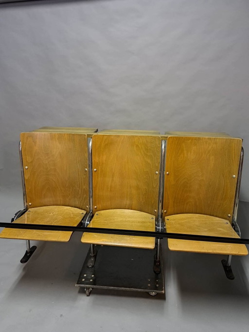 Vintage cinema seats