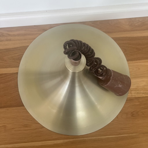 Lampada a Sospensione Vintage Cappello da Strega in Ottone – hanglampen, Metal, Plastic (photo 2 of 6)