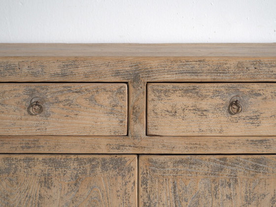 Buffet ancien en pin avec deux tiroirs et deux portes – Chine, vers 1930 – Vaisseliers (photo 37 of 40)