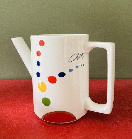 Image 1 of Tetera con taza y platillos Corry Ammerlaan