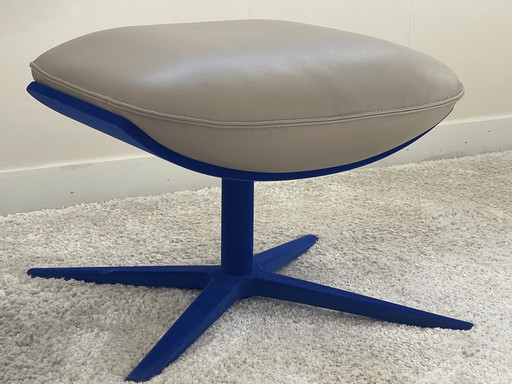 Leolux Cream Footstool Showroom