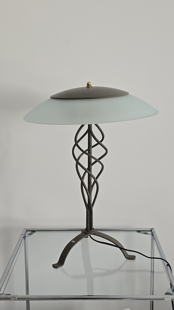 Image 1 of Lampada UFO vintage dell'era spaziale – SMC – Design postmoderno – Anni '80