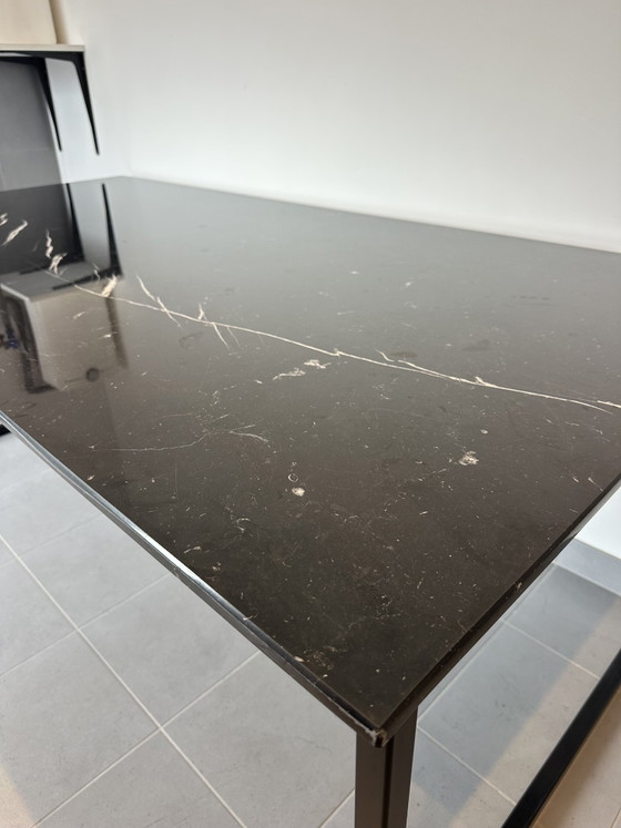 Image 1 of Marble table (Nero Marquina) 2x1m by Aime Té
