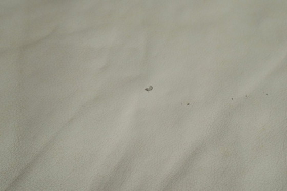 Image 1 of Rolf Benz Dono bank van Christian Werner in wit leer, jaren 90