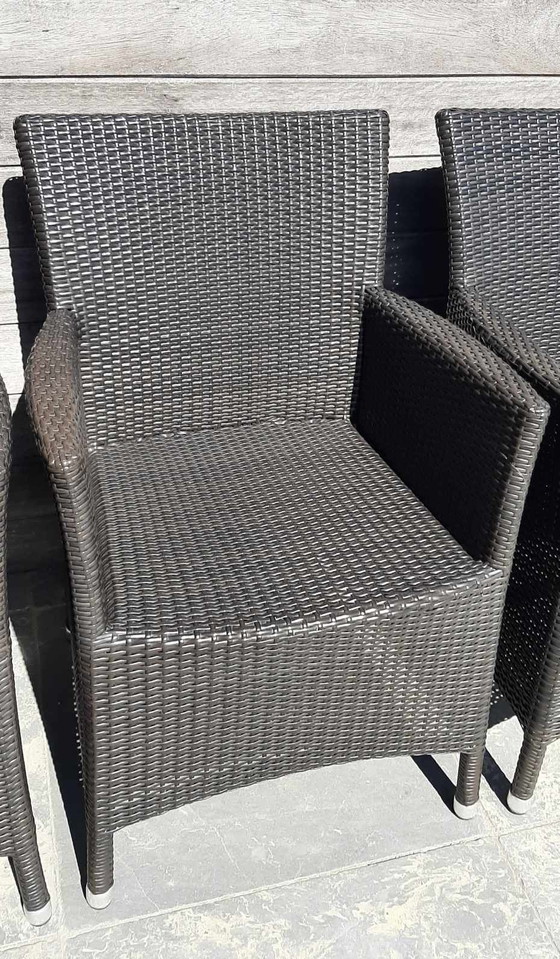 Image 1 of 6 sedie da pranzo Varaschin con cuscini