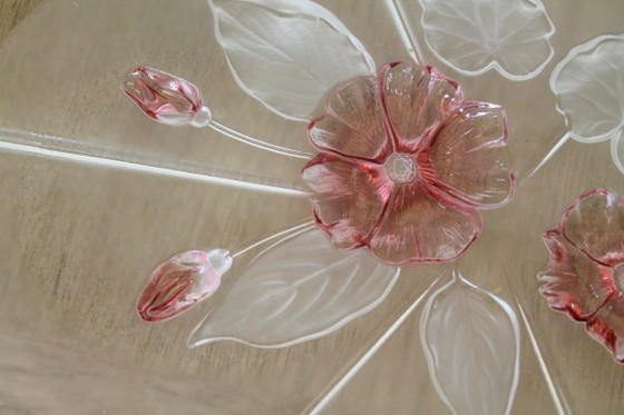 Walther Glas Ovale Servierschale, Rosa Blumen & Satineffekt – Mikasa - Walther Glas, Schalen (photo 3 of 10)