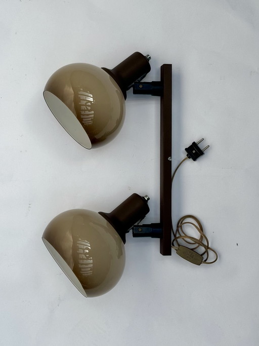 Lampada da parete Herda Mushroom Double Spot Space Age