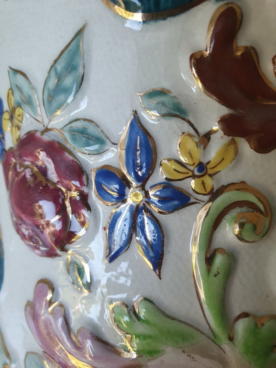 Image 1 of Antique Flowerpot Nimy (Belgium) – Rococo Style – ca. 1900