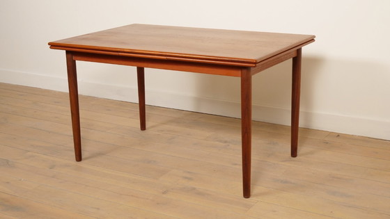 Image 1 of Tavolo da pranzo vintage | allungabile | Teak | 131 cm