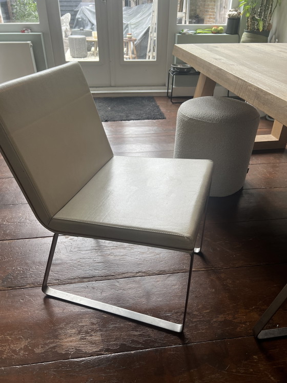 Remy Meijer Slide eetkamer tafel + bank en Easy Urban eetkamerstoelen 3 suks – Eetkamerset, Leather, Metal (photo 4 of 5)
