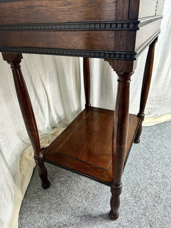Antico mobile portaposate danese, Rovere, XX secolo, Armadi contenitori, Legno, Marrone (foto 10 di 15)