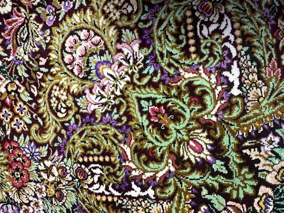 Image 1 of Origineel Perzisch Qom zijden tapijt – Pure zijde – Handgeknoopt – 156×104 cm – Uitstekende staat