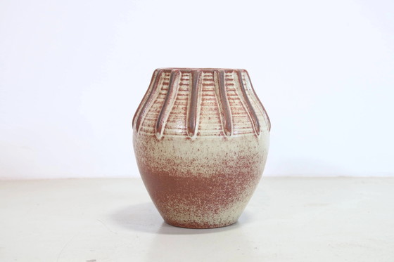 Large ceramic vase by Accolay from France – Porcelain, Mid Century Modern (photo 3 of 5)