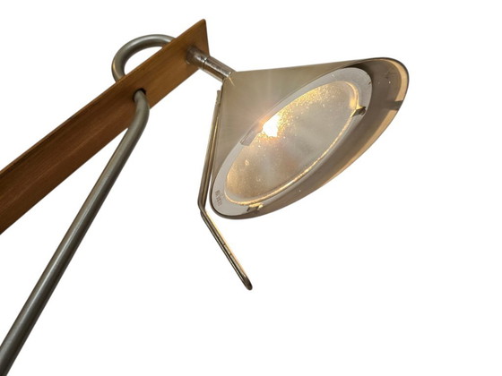 Image 1 of Ikea - designer Tord Bjorklund - Balalajka - type G9405 - clear lacquered beech - chrome-plated - 90s