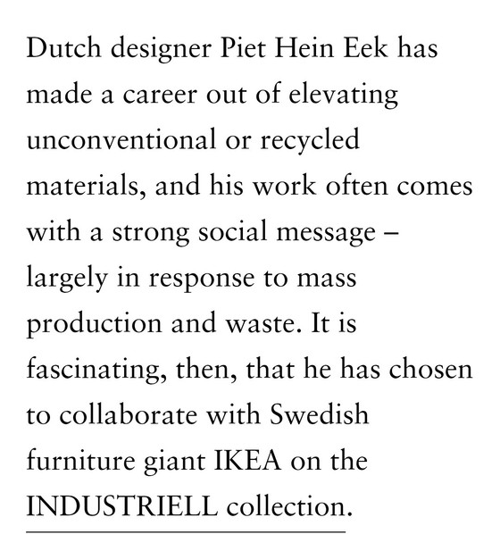 Image 1 of Lot de 2 chaises INDUSTRIELL (Piet Hein Eek pour IKEA)