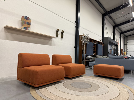 Eyye Kuvio Loose Element Sofa Lana Fabric Spice