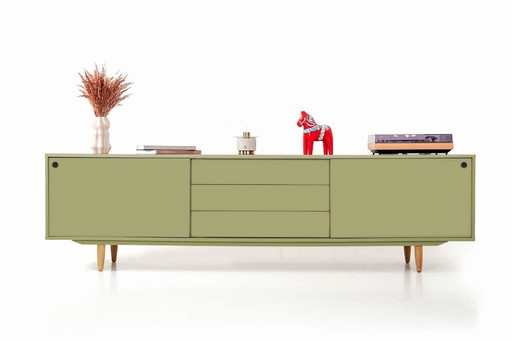 Sideboard Z-S02 Schiebetür und 3 Schubladen 200