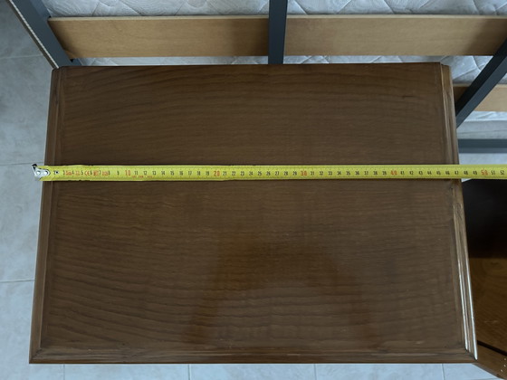 Image 1 of Cama com colchão de 140 cm x 200 cm e 2 mesas de cabeceira