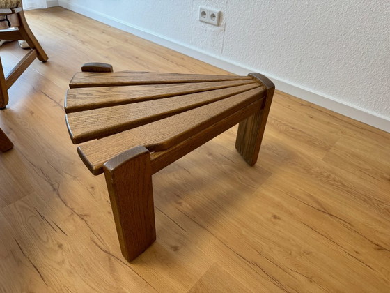 Classico del Design Brutalista: Gruppo Sedute AWA Almelo Rovere Massello (1982) – Poltrone, Legno (photo 6 of 10)