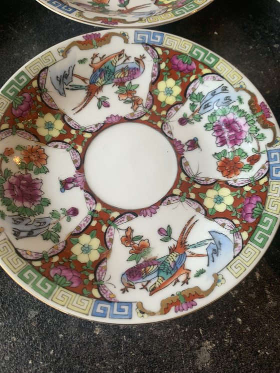 Image 1 of Teapot with 6 plates