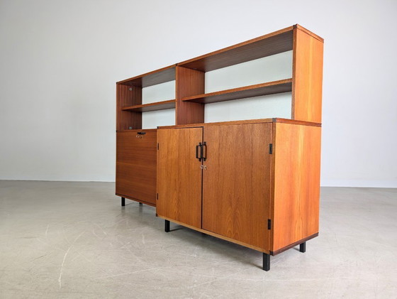 Image 1 of Estantería original de mediados de siglo Pastoe Cees Braakman hecha a medida