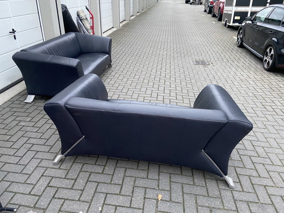 Image 1 of 2.5 e 3 posti blu/nero - Rolf Benz 322 - Consegna gratuita