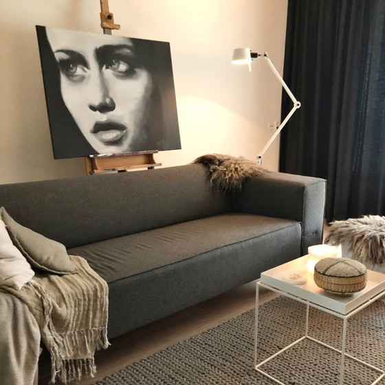 Image 1 of Design on Stock Hopper model sofa with high-quality wool fabric.