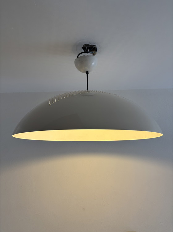 XL Vintage Italian Space Age Pendant Lamp – PiùLuce Vicenza (1970s/1980s) – Piuluce Vicenza, Metal (photo 8 of 11)