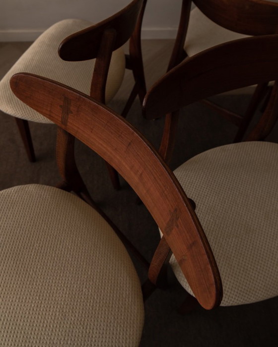 Image 1 of Set aus 4 CH30-Esszimmerstühlen von Hans J. Wegner für Carl Hansen & Søn – dänisches Design, 1950er Jahre