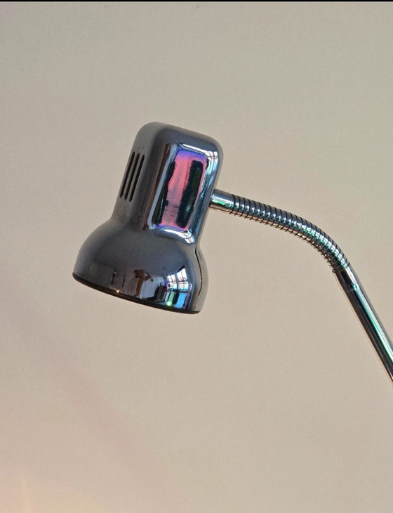 Image 1 of SPACE AGE ICON: Desk Lamp (Chrome) 70s - 80s