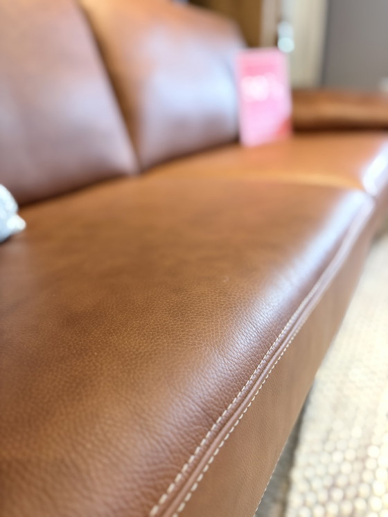 Canapé 3 places Crosta Cuir Cognac – Leather (photo 3 of 5)