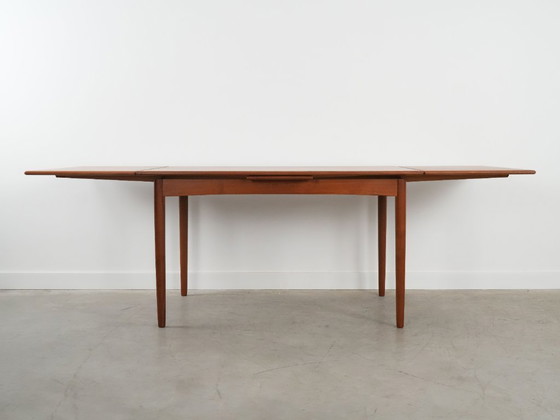 Image 1 of Table en teck, design danois, années 1970, production : Danemark