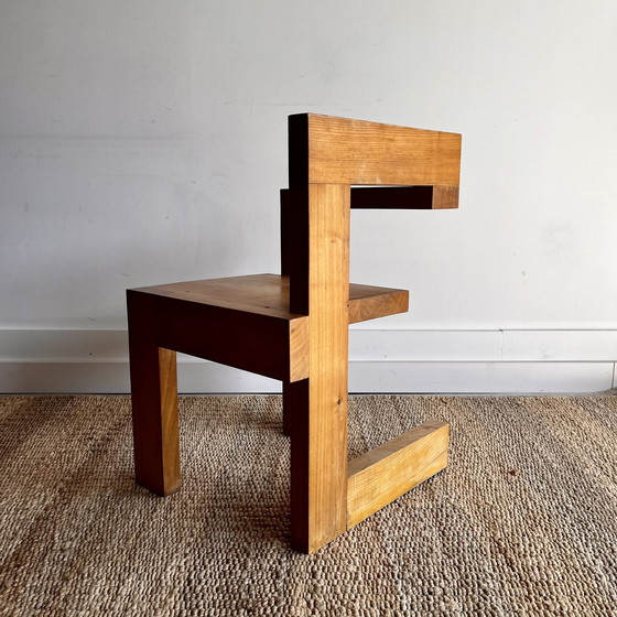 Image 1 of Sedia Rietveld Steltman Design olandese
