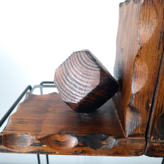 Set di fermalibri vintage in legno in stile Art Déco, anni '30/'40. – Oggetti decorativi, Wood (photo 5 of 8)