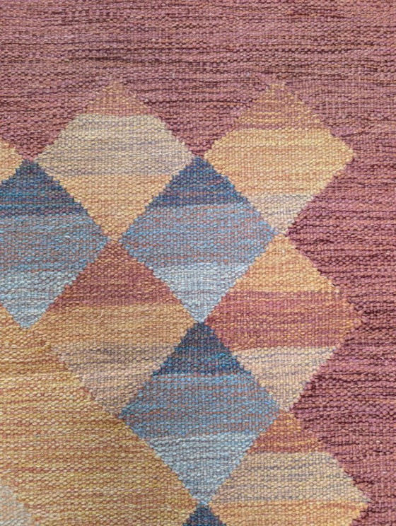Image 1 of Vintage Scandinavisch röllakan vloerkleed