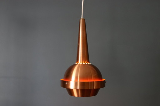 Suspension scandinave vintage laiton 1960