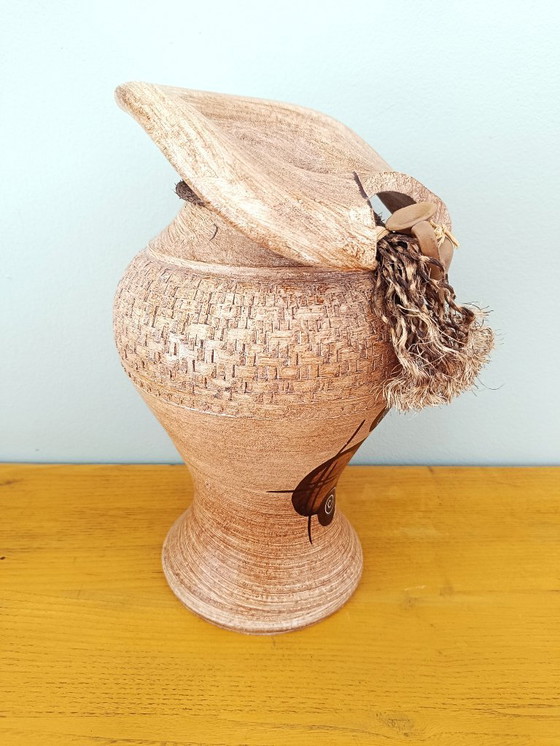 Image 1 of Vaso decorativo in terracotta