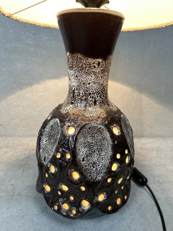 Image 1 of Vintage Fat Lava table lamp - ceramic