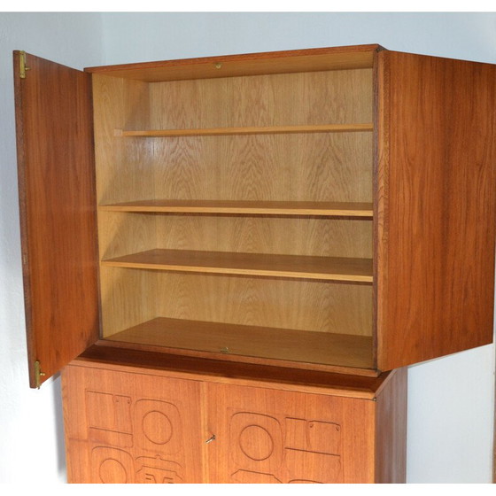 Image 1 of Vintage teak cabinet "Krus" by Yngve Ekström for Westbergs Möbler, Sweden 1962