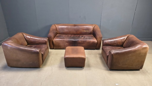 De Sede DS47 Sofagarnitur, 1960er Jahre