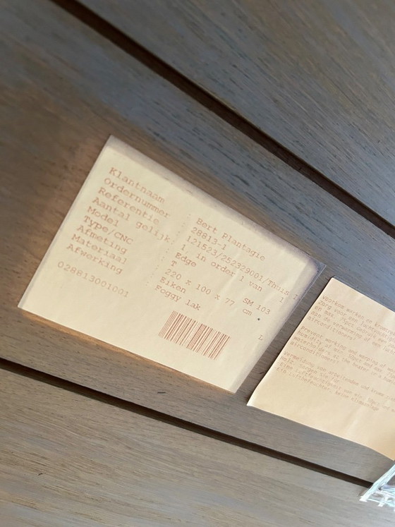 Bordo del tavolo Bert Plantagie – Tavoli da pranzo, Wood, polished steel (photo 3 of 5)