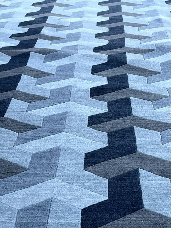 Image 1 of Verner Panton Handgewebte Wolle Teppich YPSILON Hersteller Designers Carpet