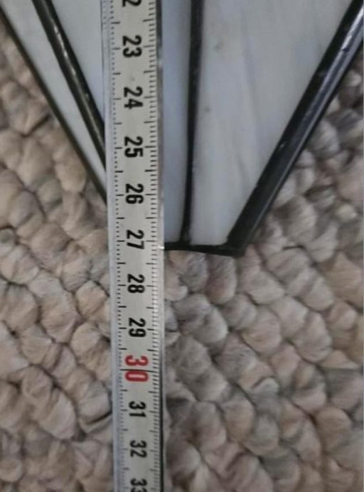 lampada vintage Tiffany in madreperla