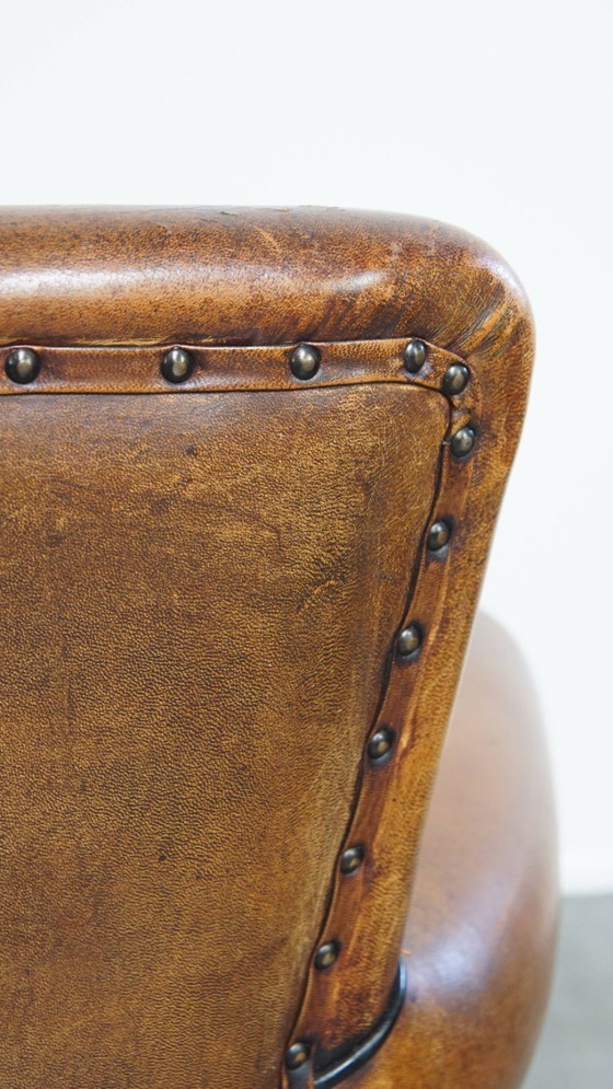 Image 1 of Klassieke schapenleren armchair