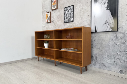 Teak chest of drawers sideboard shelf WK 165cm vintage, 60s