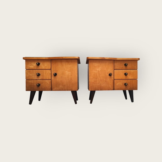 Image 1 of 2X Tables de nuit Mid Century