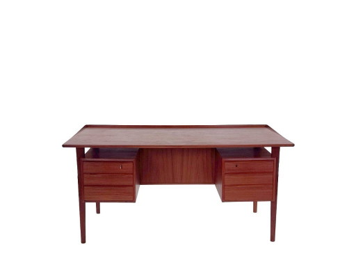 Vintage Danish Freestanding Desk by Peter Løvig Nielsen
