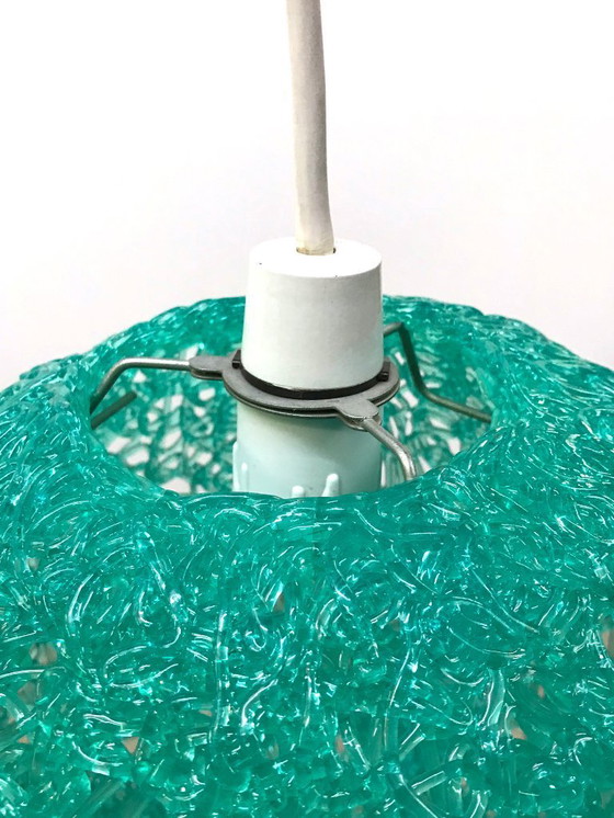 Image 1 of Rare Original 50s 60s Lucite Spaghetti Ceiling Lamp